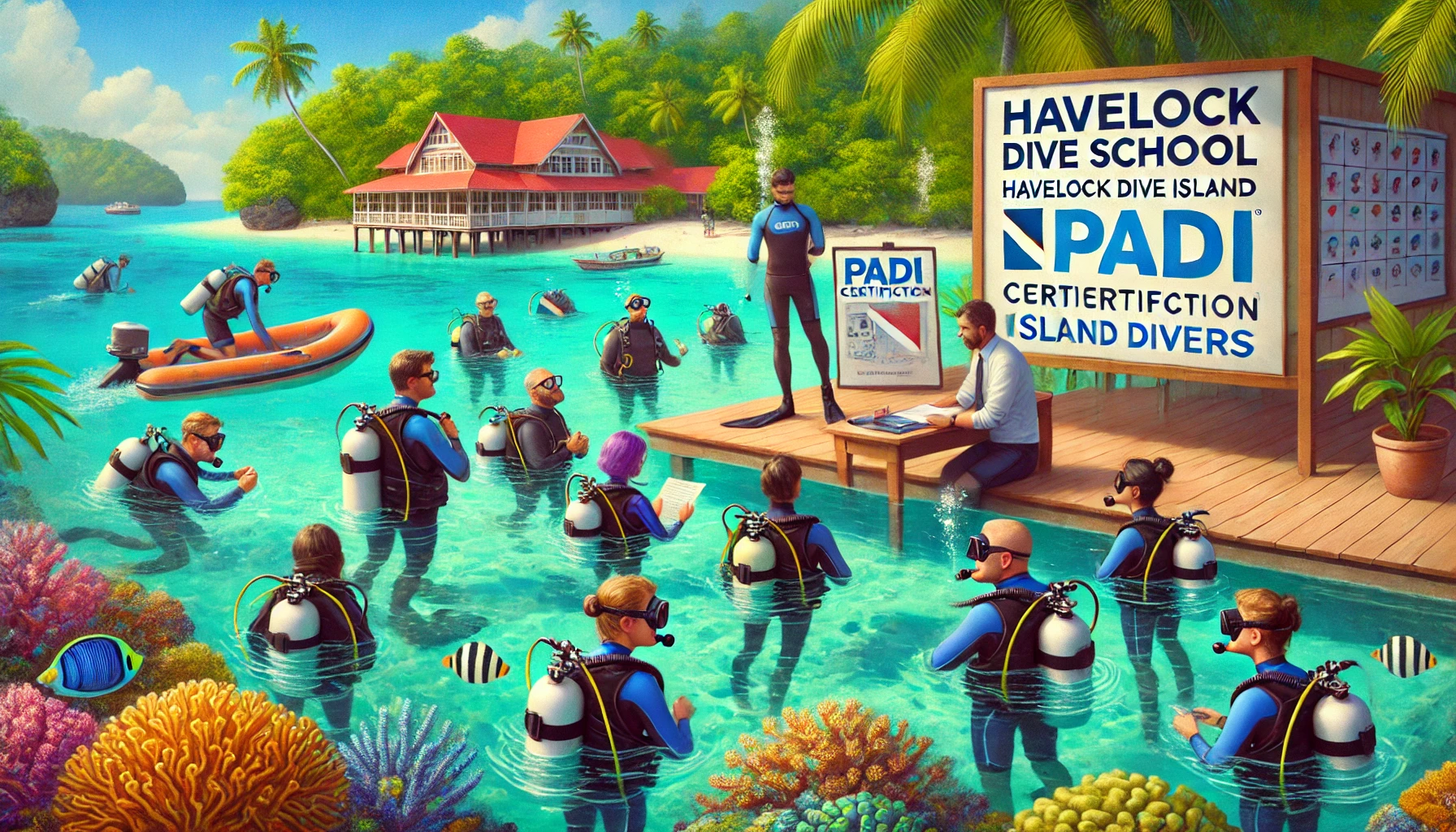 Havelock Dive School - Path to PADI Certification